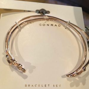 NWT 2 set Bracelet-LC Lauren Conrad rose gold